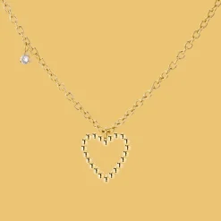 Heart of Gold Necklace Gold