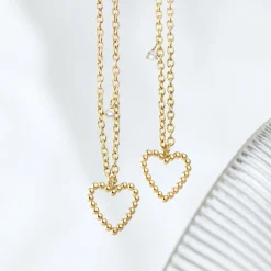 Heart of Gold Necklace Gold