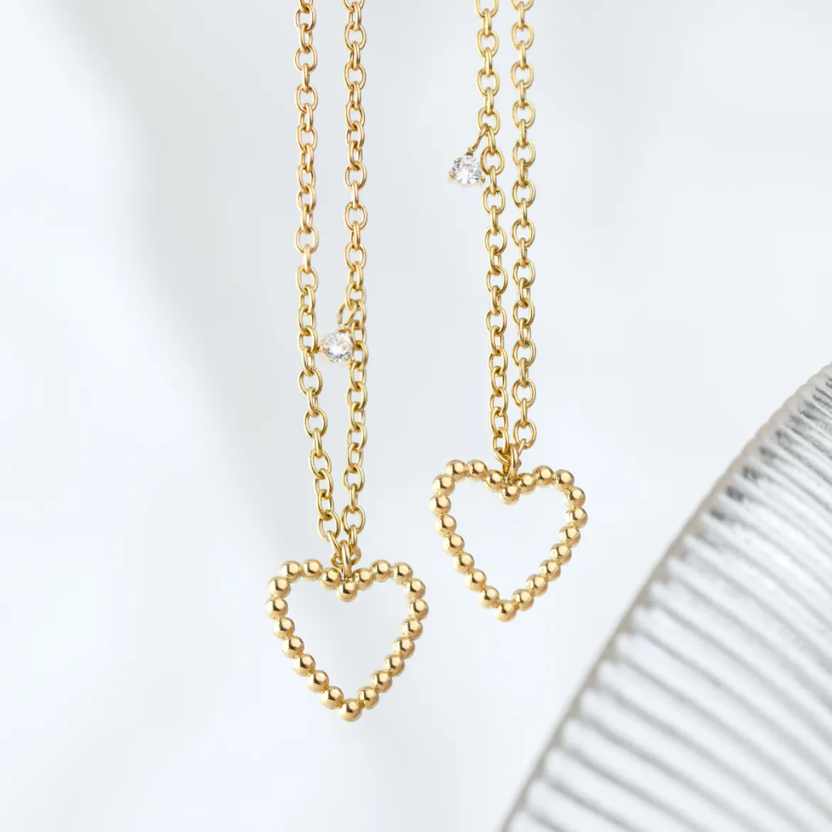 Heart of Gold Necklace Gold