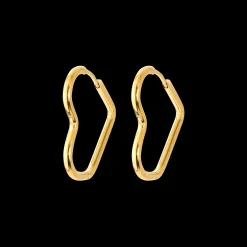 Heartily Hoops Small Gold