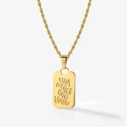 Hot girls are loud Necklace Gold