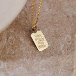 Hot girls are loud Necklace Gold