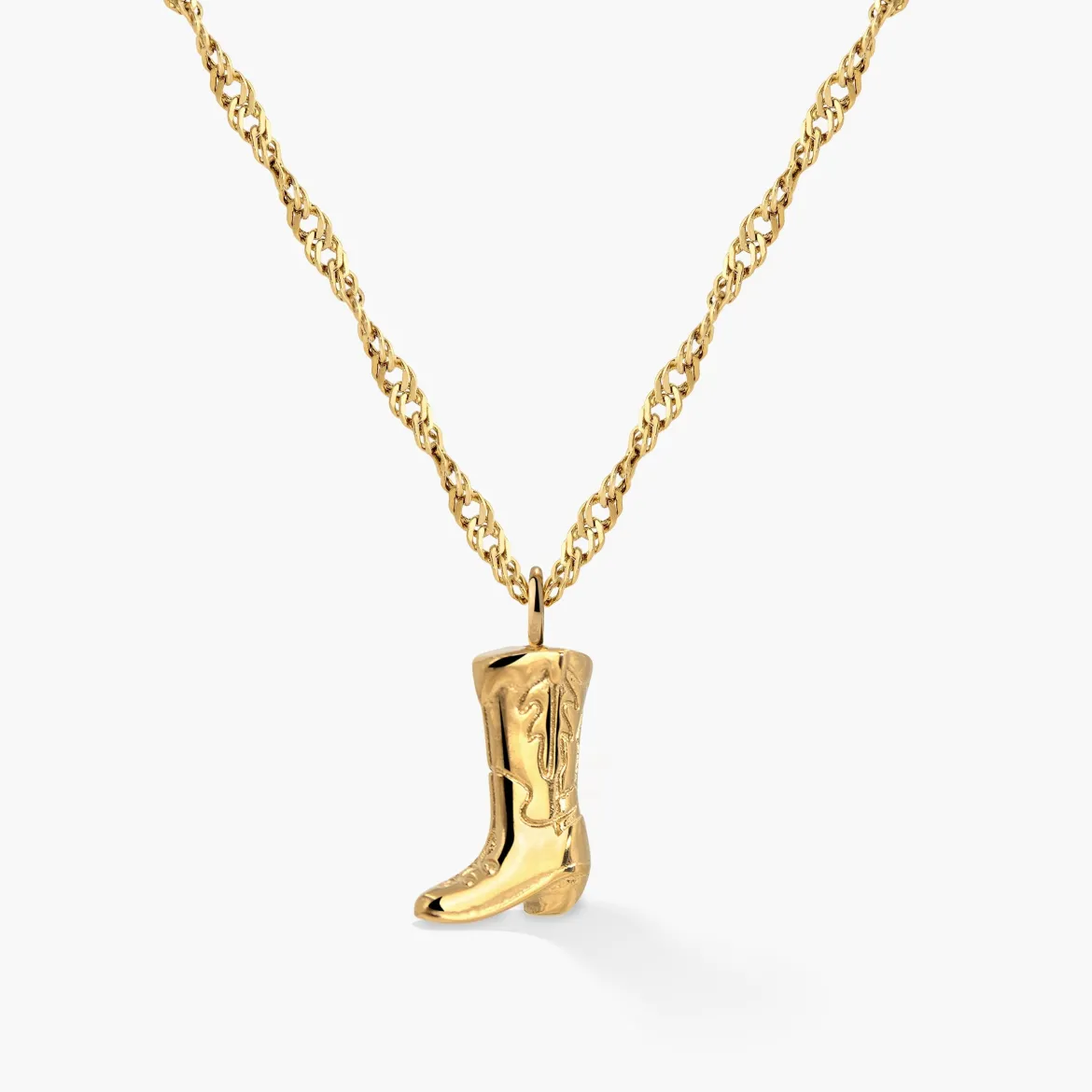 Howdy Necklace Gold