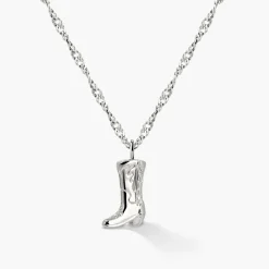 Howdy Necklace Silber
