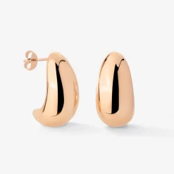 Huggie Studs Roségold