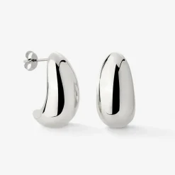 Huggie Studs Silber
