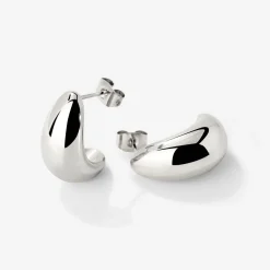 Huggie Studs Silber