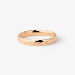 I am strong Ring Roségold