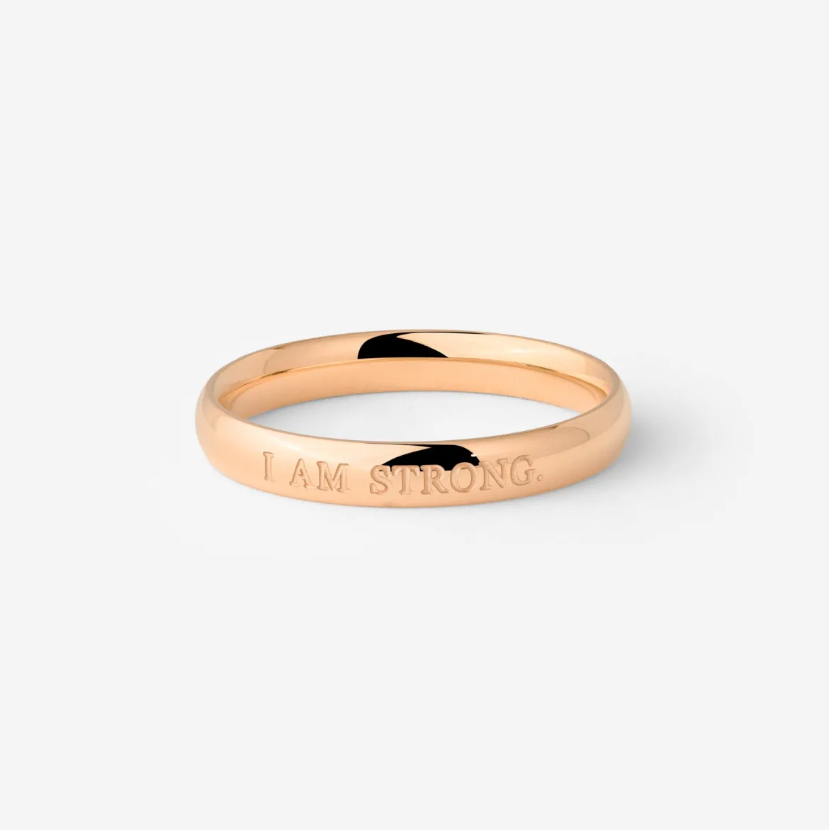 I am strong Ring Roségold