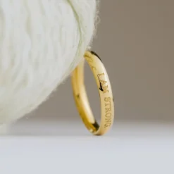 I am strong Ring Roségold