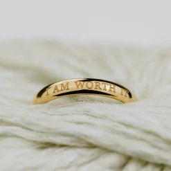 I am worth it Ring Roségold