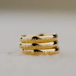 I am worth it Ring Roségold