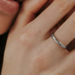 I am worth it Ring Silber