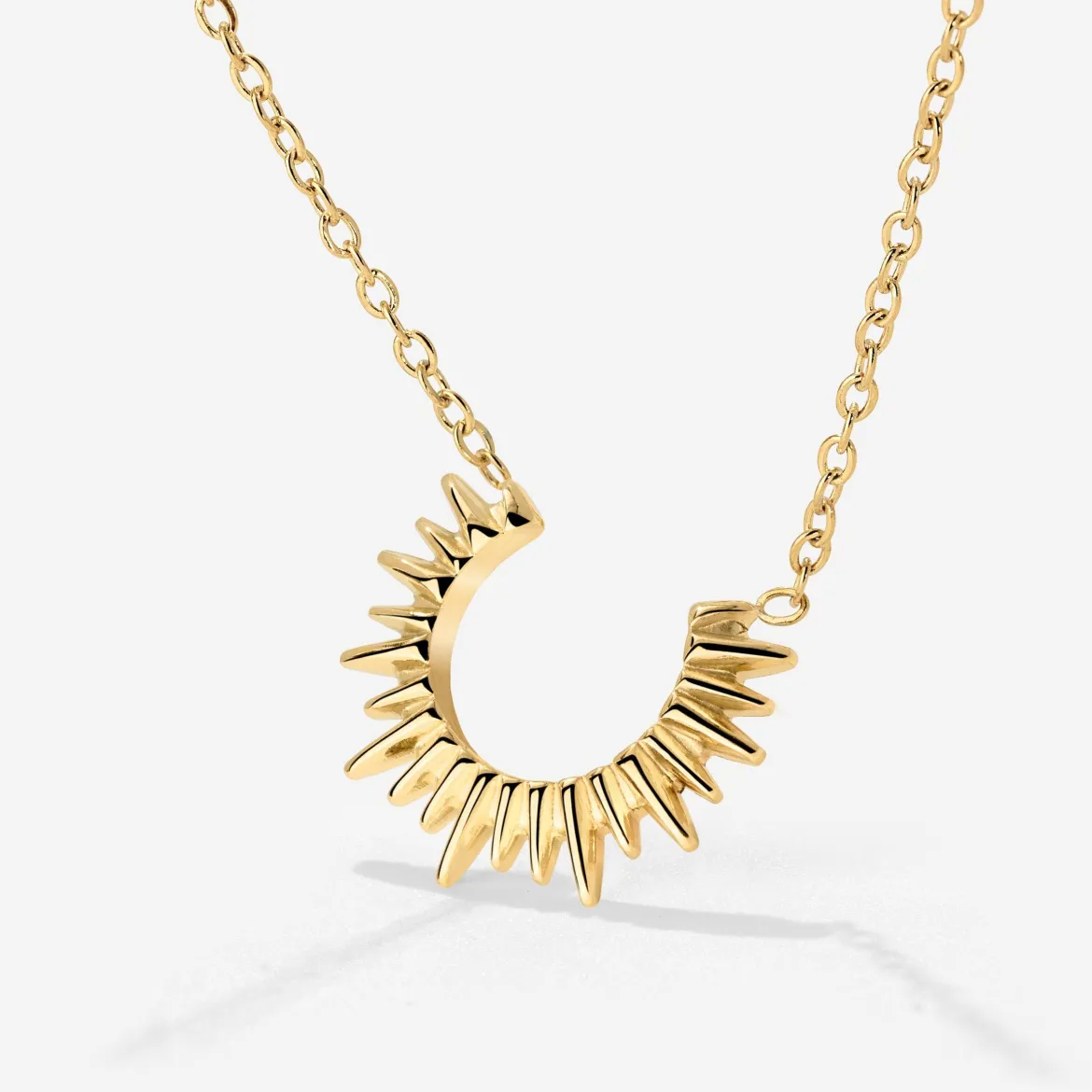 Icicle Necklace Gold