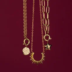 Icicle Necklace Gold