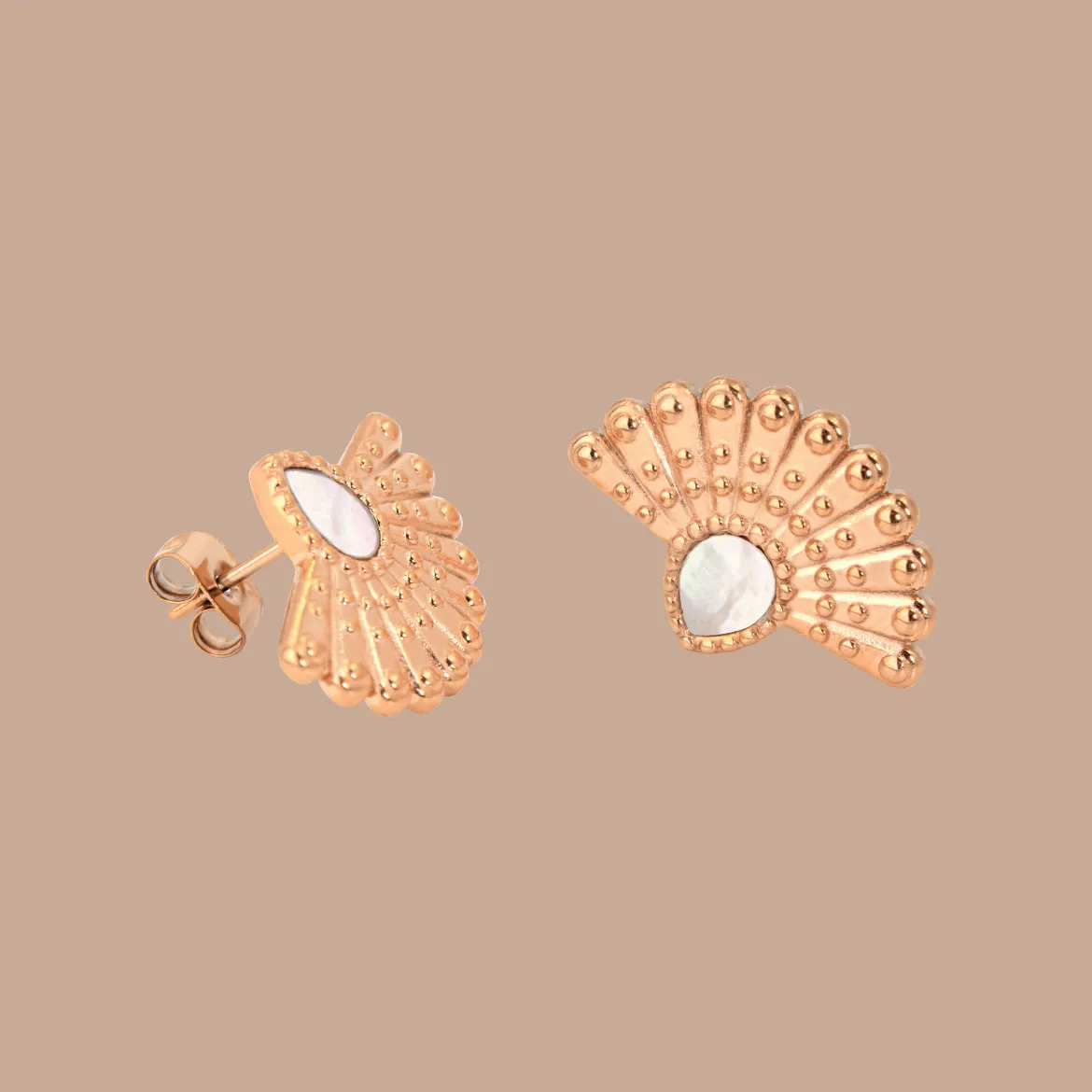 Incredible Leo Stud Earrings Roségold