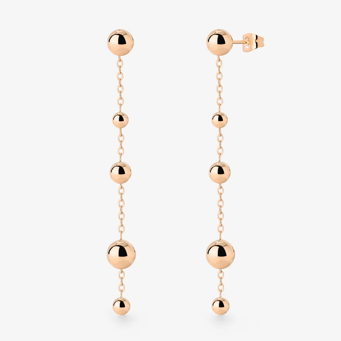 Infinite Beads Earrings Roségold