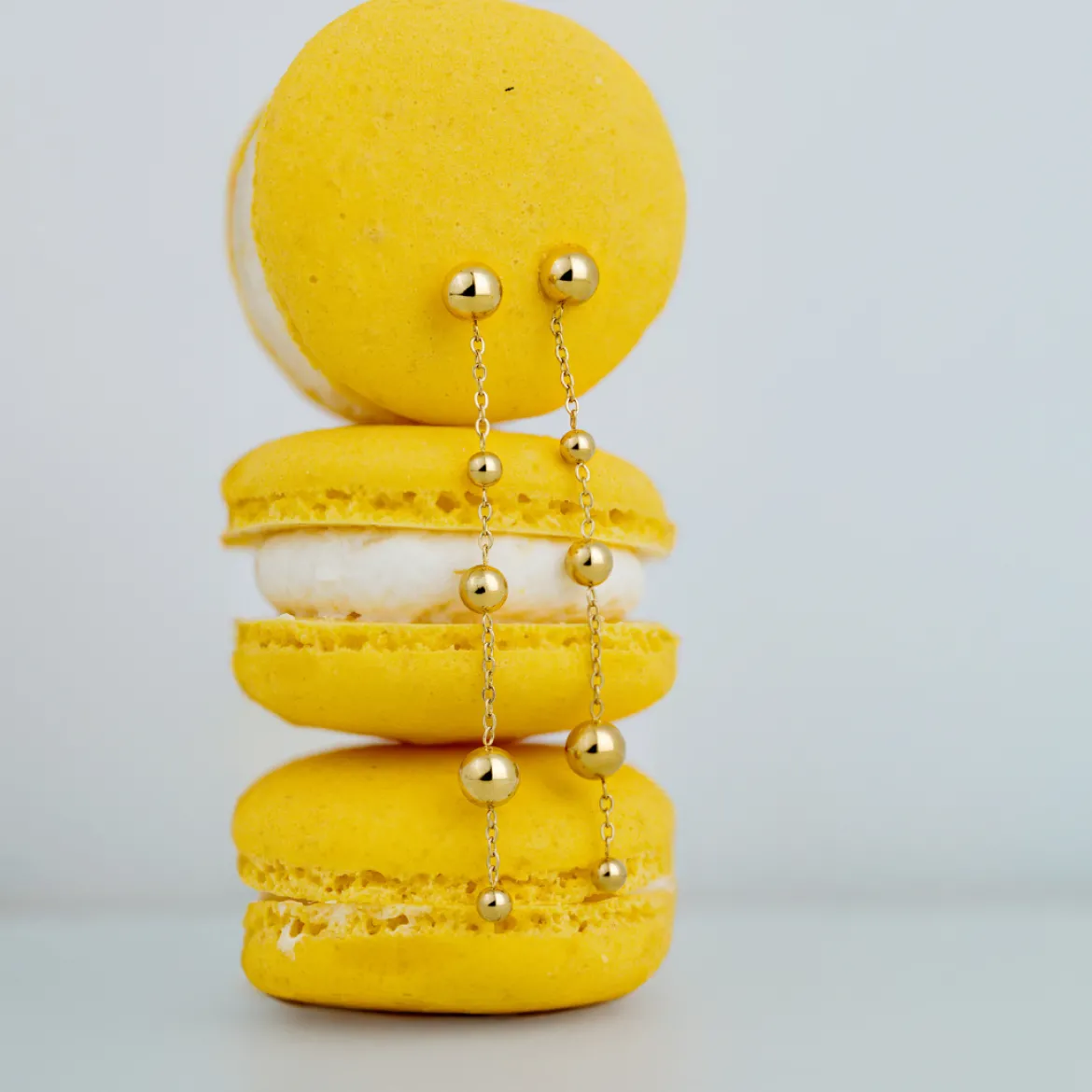 Infinite Beads Earrings Roségold