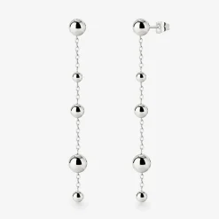 Infinite Beads Earrings Silber