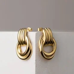 Infinity Loop Hoops Roségold