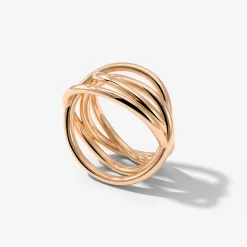 Intertwined Ring Roségold