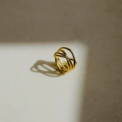 Intertwined Ring Silber