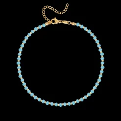 Into the Blue Anklet Gold