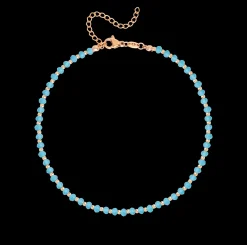 Into the Blue Anklet Roségold