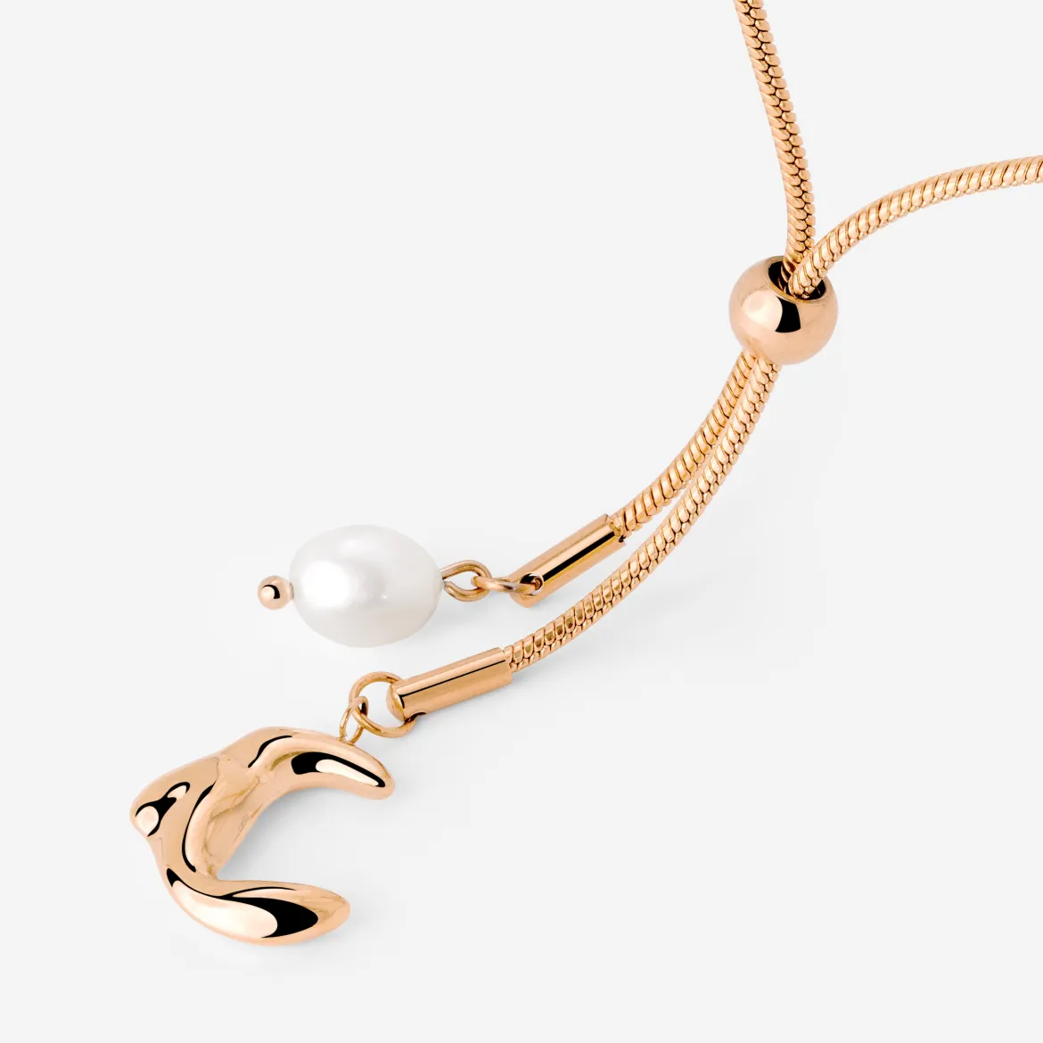 Joyful Jule Y-Necklace Roségold