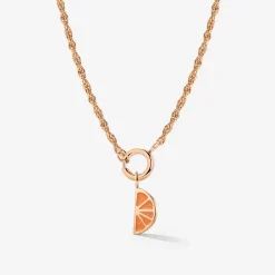 Juicy Rope Chain Necklace Set Roségold