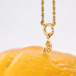 Juicy Rope Chain Necklace Set Roségold