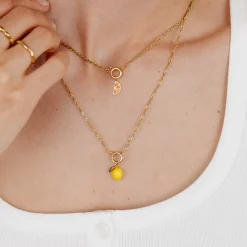 Juicy Rope Chain Necklace Set Gold