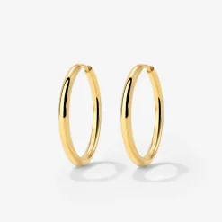 Large Hoops - Gold