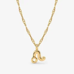 Leo Bubble Necklace Gold