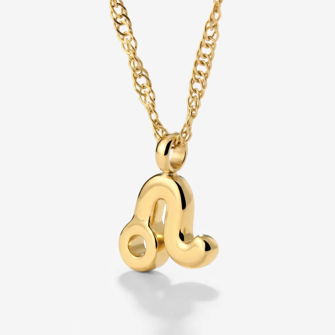 Leo Bubble Necklace Gold
