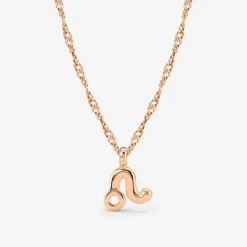 Leo Bubble Necklace Roségold