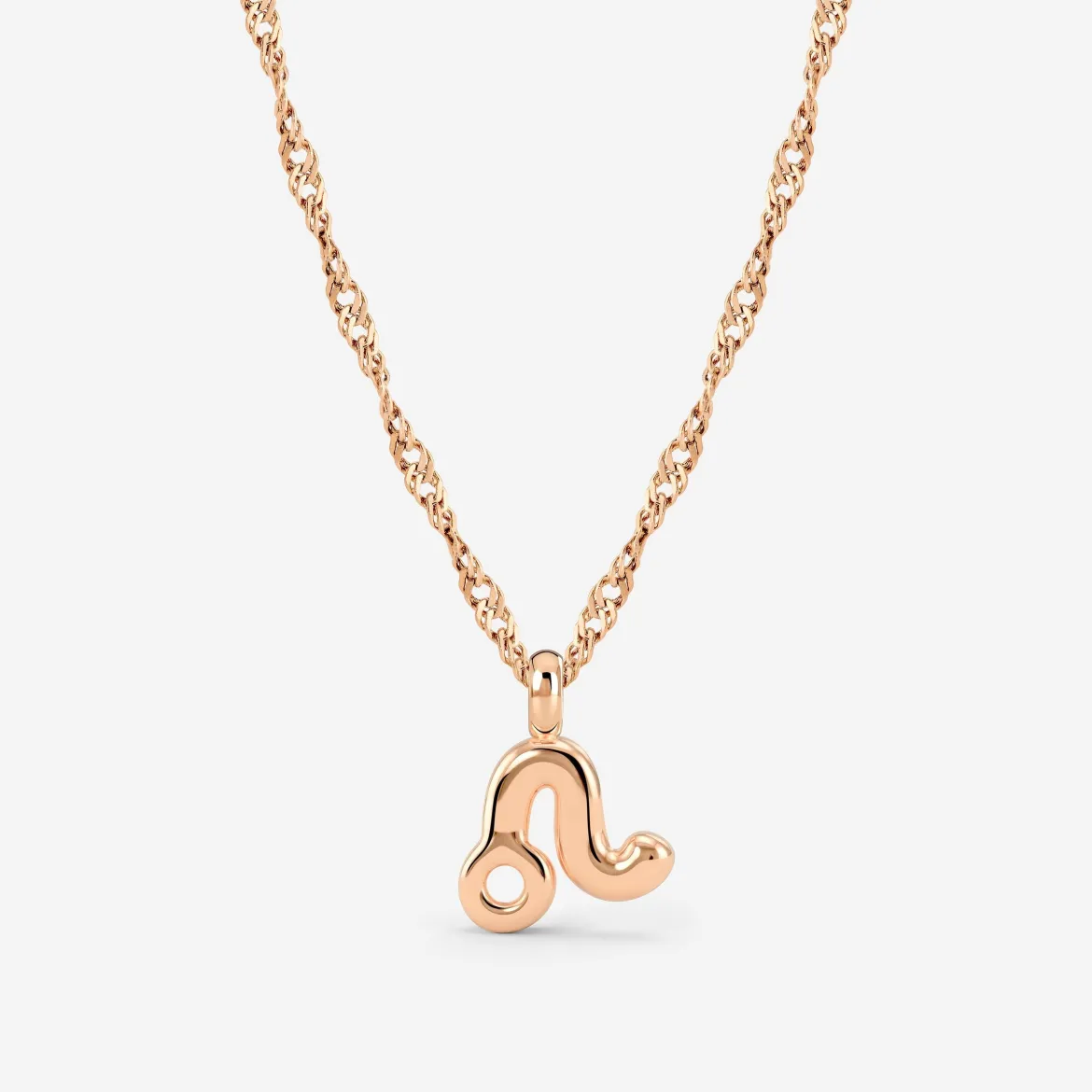 Leo Bubble Necklace Roségold