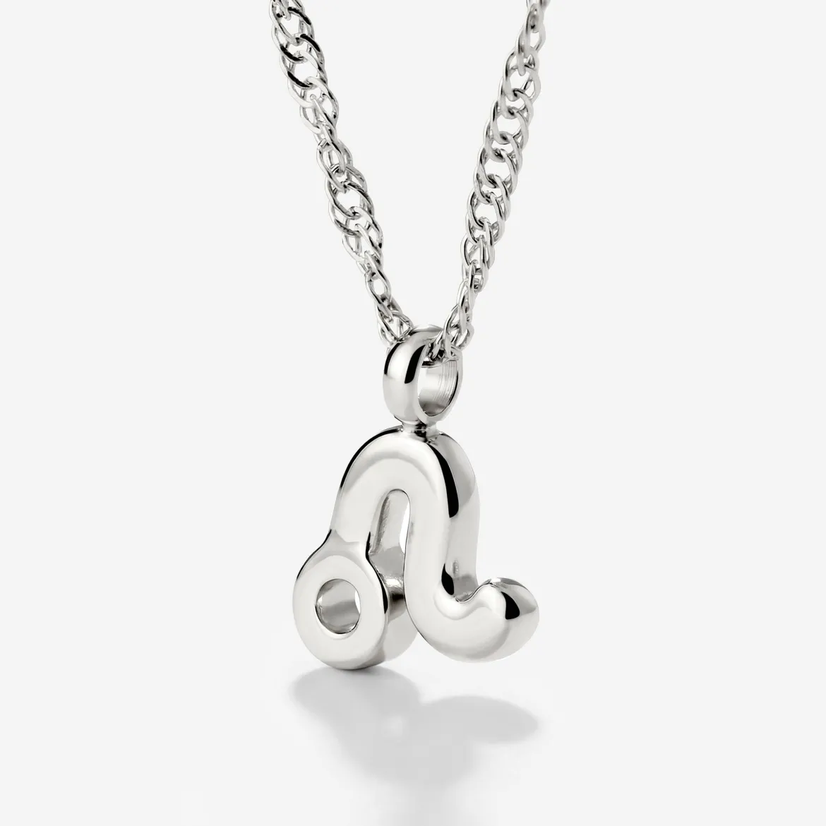 Leo Bubble Necklace Silber
