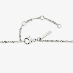 Letter Necklace Silber - A