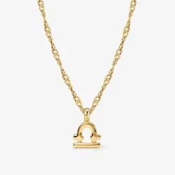 Libra Bubble Necklace Gold