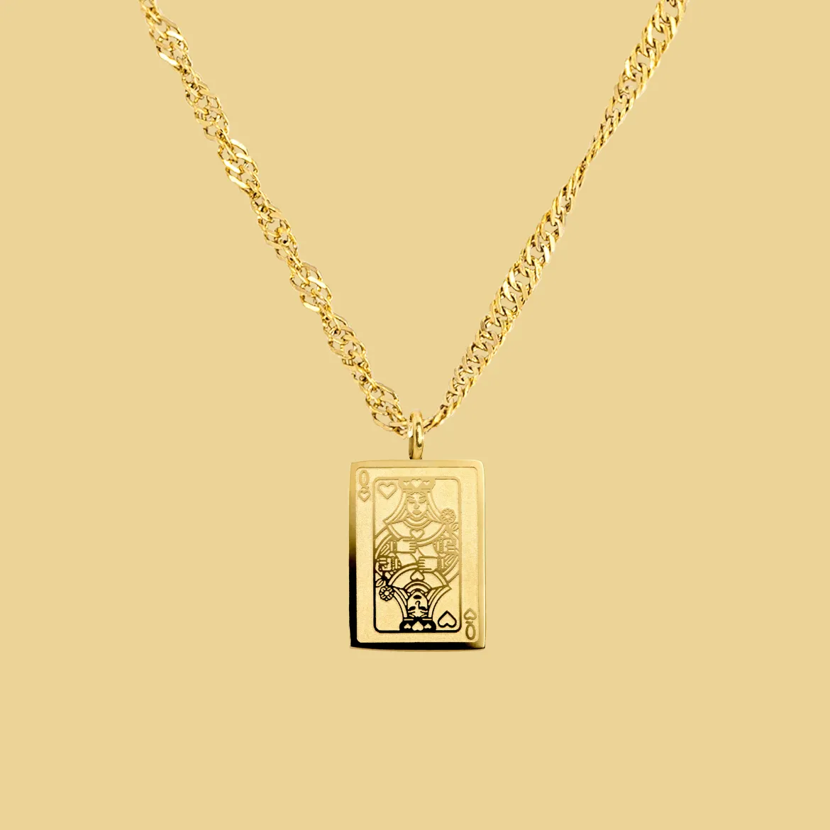 Like a Queen Necklace Gold