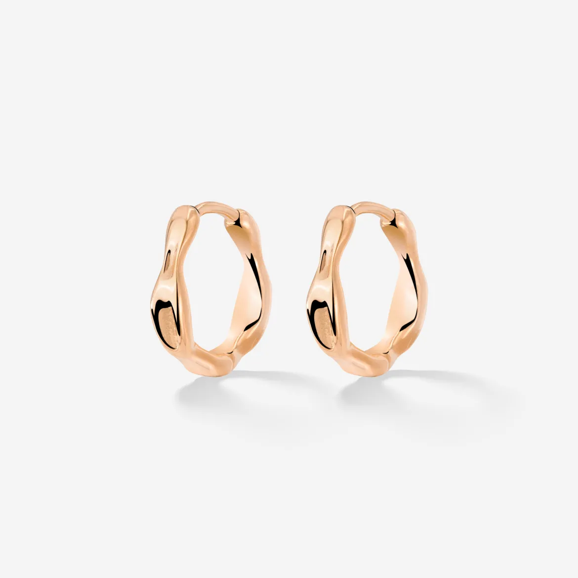 Liquid Shape Hoopies Roségold