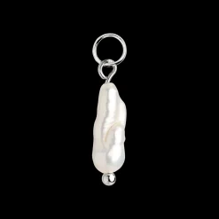 Lisas Power Pearl Hoop Set Silber