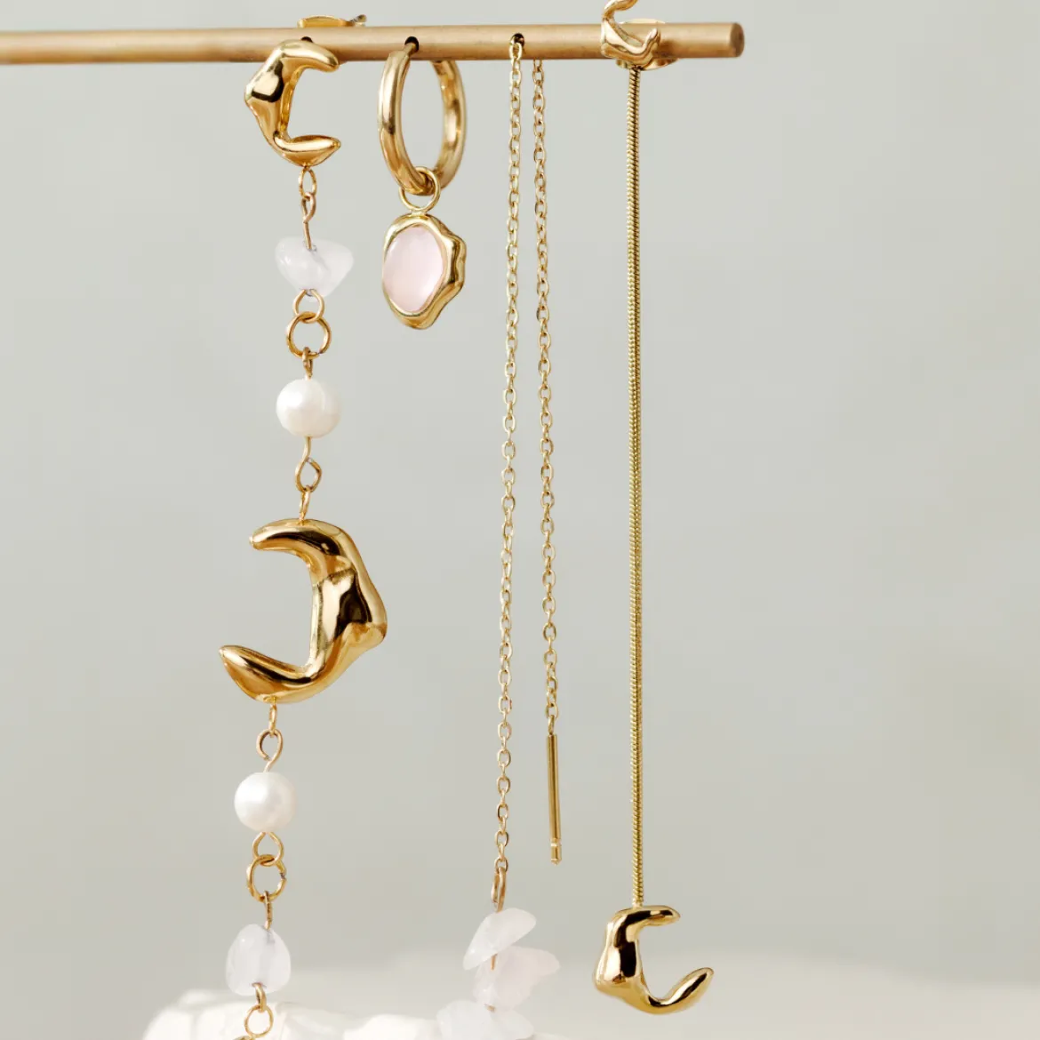 Lively Lisa Hoop Set Small Gold