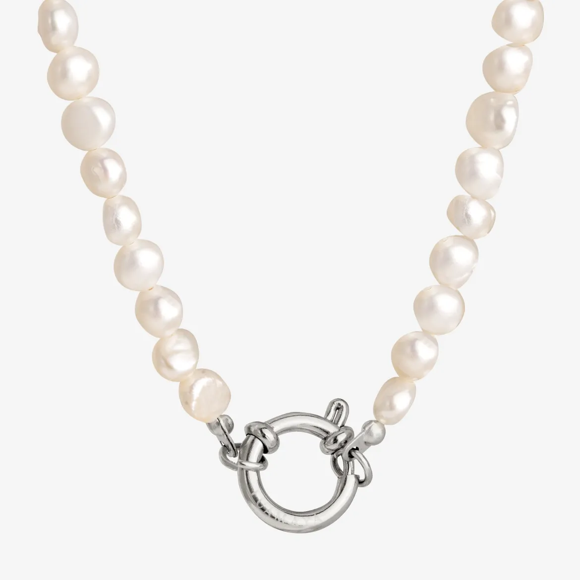Lola Power Pearl Necklace Silber