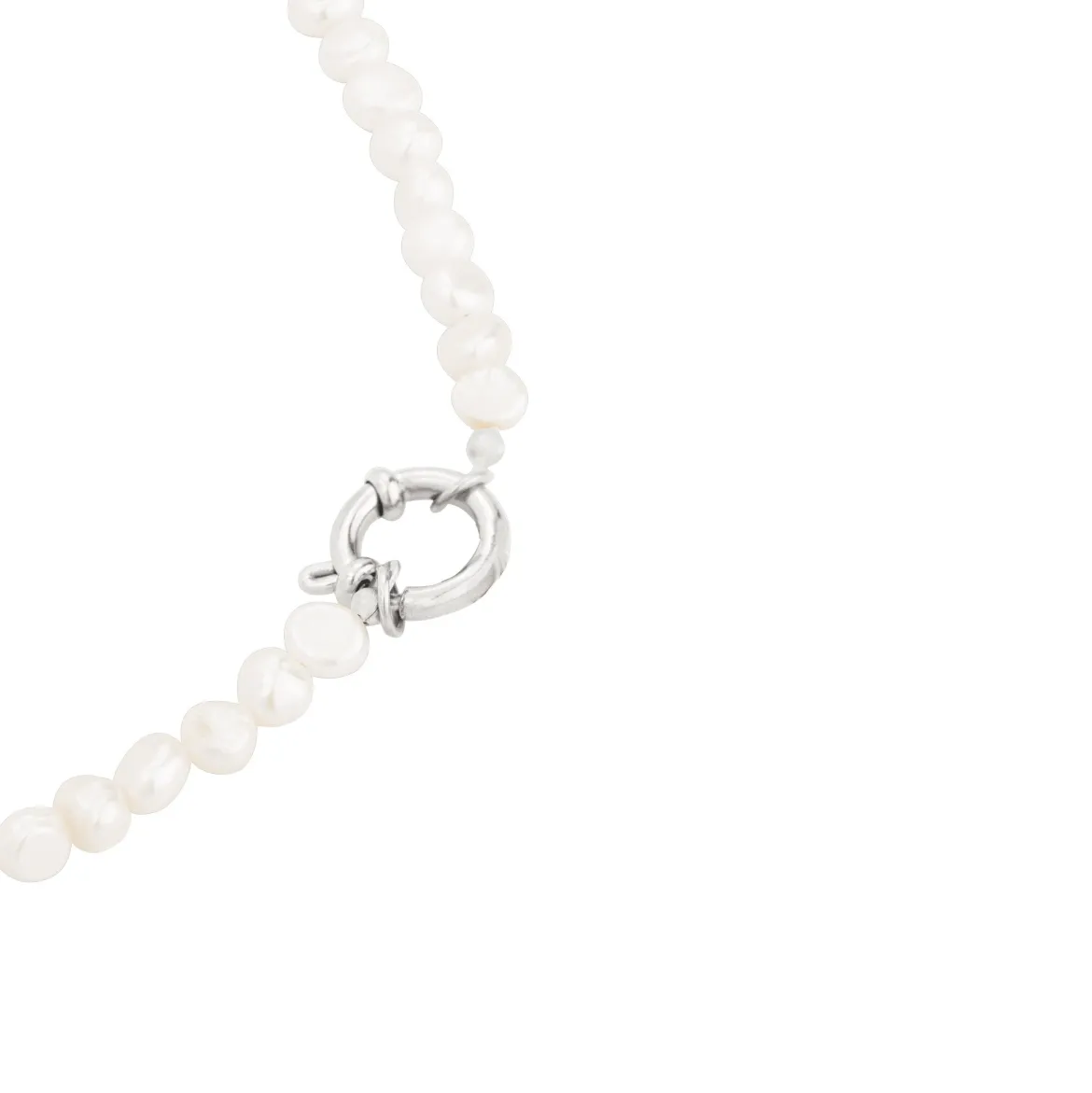 Lola Power Pearl Necklace Silber