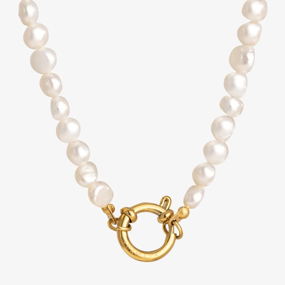 Lola Power Pearl Necklace Gold