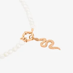 Lola Power Pearl Necklace Set Roségold