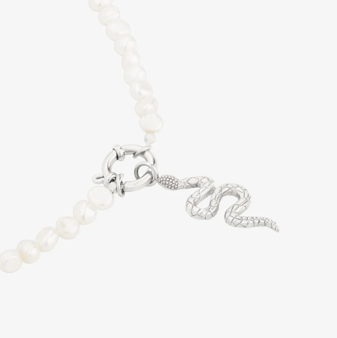 Lola Power Pearl Necklace Set Silber
