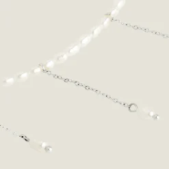 Lolas Love Pearl Power Necklace Silber